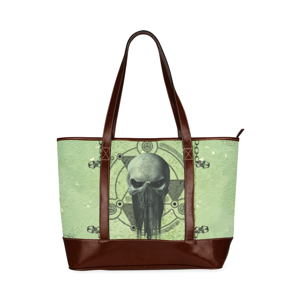 Awesome skull Tote Handbag (Model 1642)
