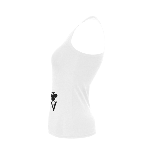 Ace of Clubs Women's Shoulder-Free Tank Top (Model T35)