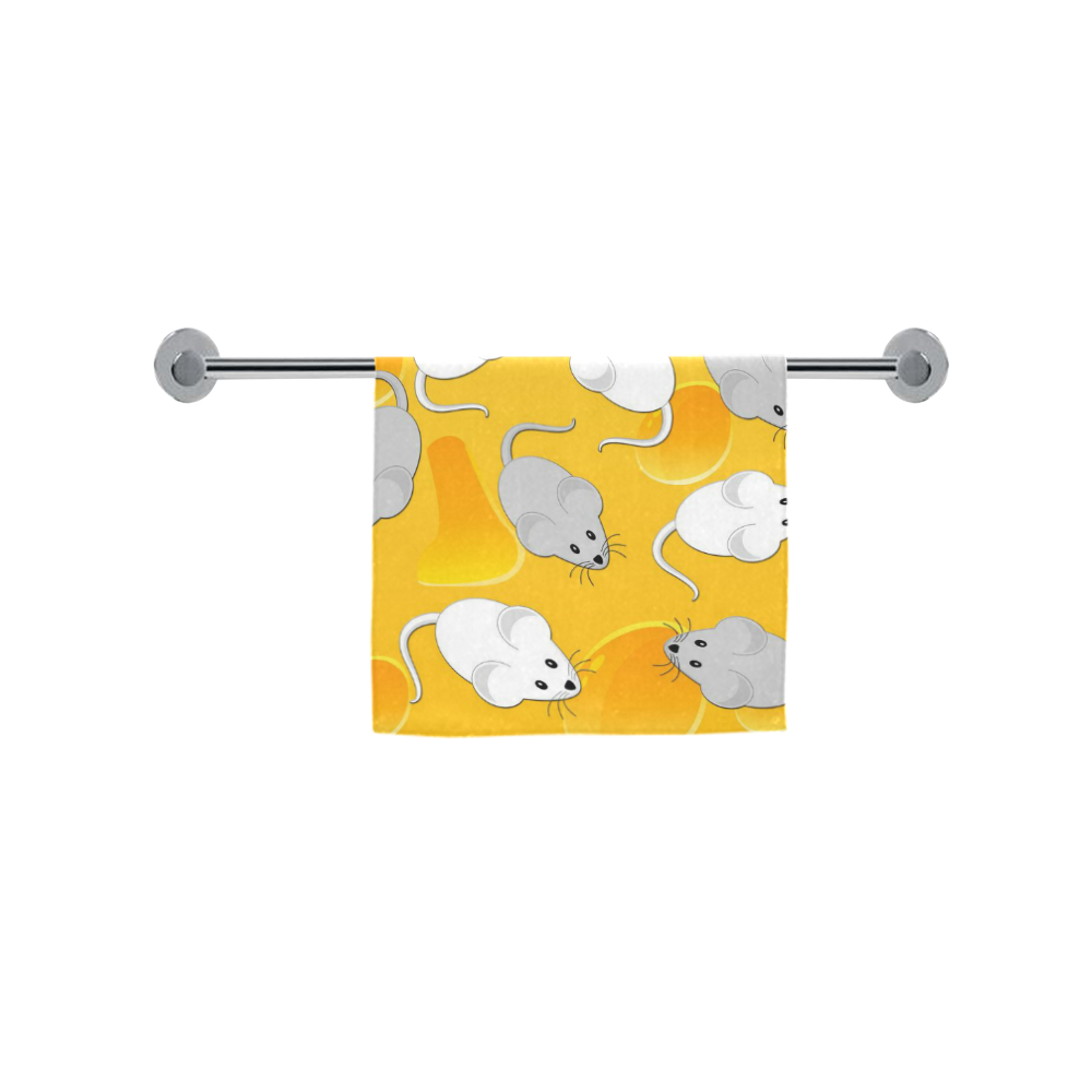 mice on cheese Custom Towel 16"x28"