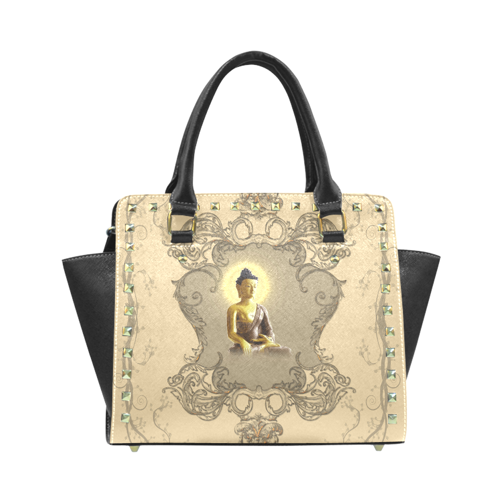 The buddha Rivet Shoulder Handbag (Model 1645)