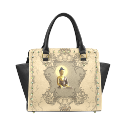 The buddha Rivet Shoulder Handbag (Model 1645)