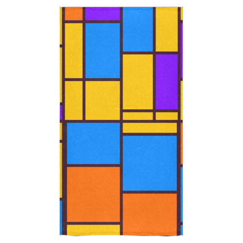 Shapes in retro colors Bath Towel 30"x56"