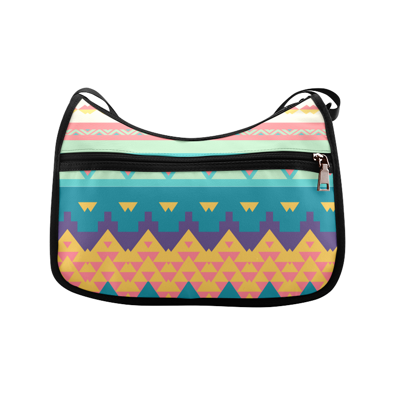 Pastel tribal design Crossbody Bags (Model 1616)