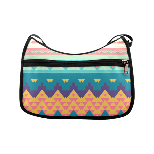 Pastel tribal design Crossbody Bags (Model 1616)