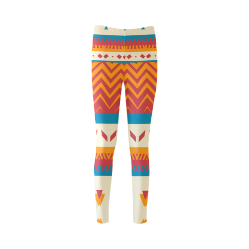 Tribal shapes Cassandra Women's Leggings (Model L01)