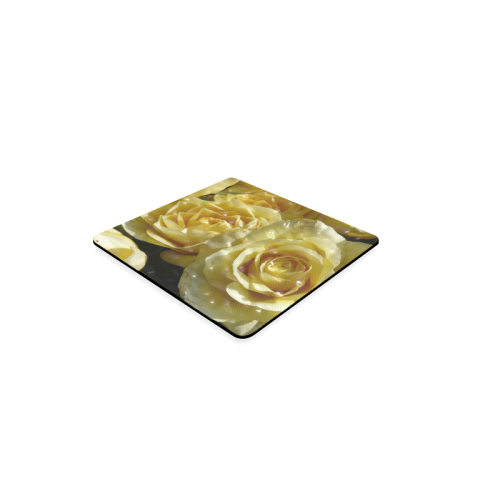 yellow roses Square Coaster