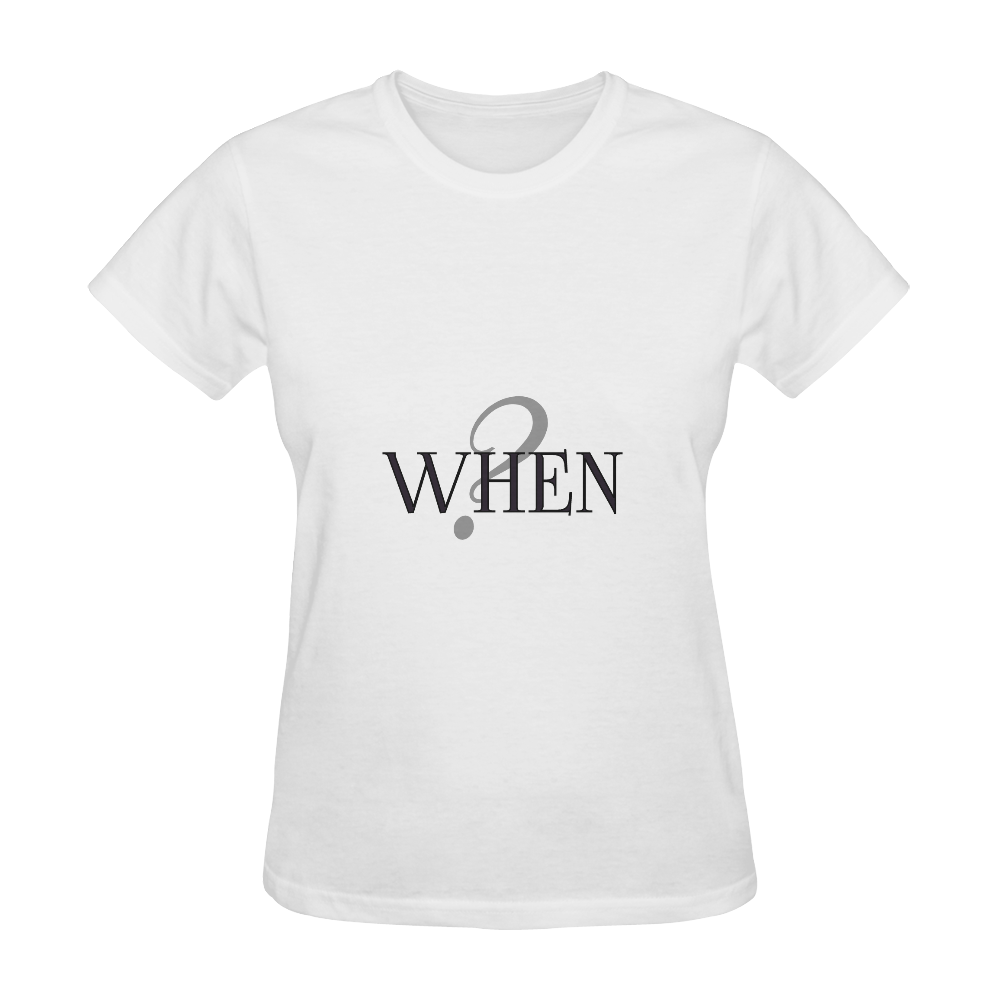 When? Sunny Women's T-shirt (Model T05)