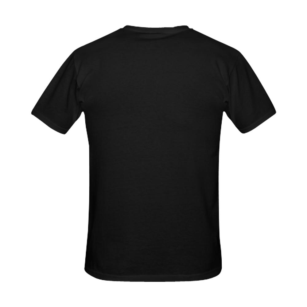 Who? Black | Men's Slim Fit T-shirt (Model T13)