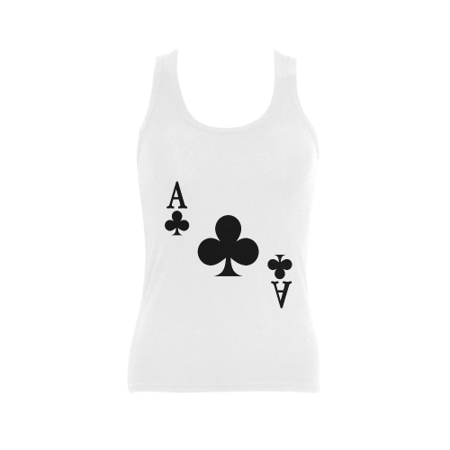 Ace of Clubs Women's Shoulder-Free Tank Top (Model T35)