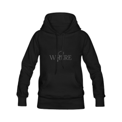 Where? Black | Men's Classic Hoodies (Model H10)