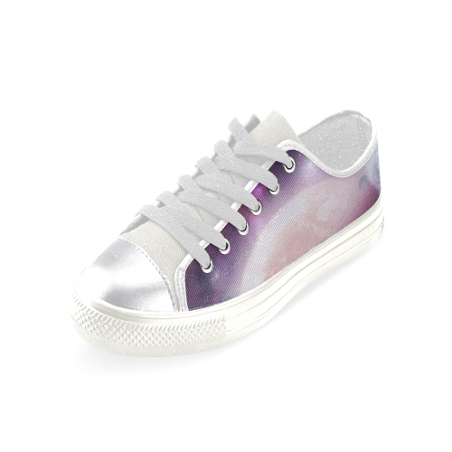 Pink Space Dream Women's Classic Canvas Shoes (Model 018)