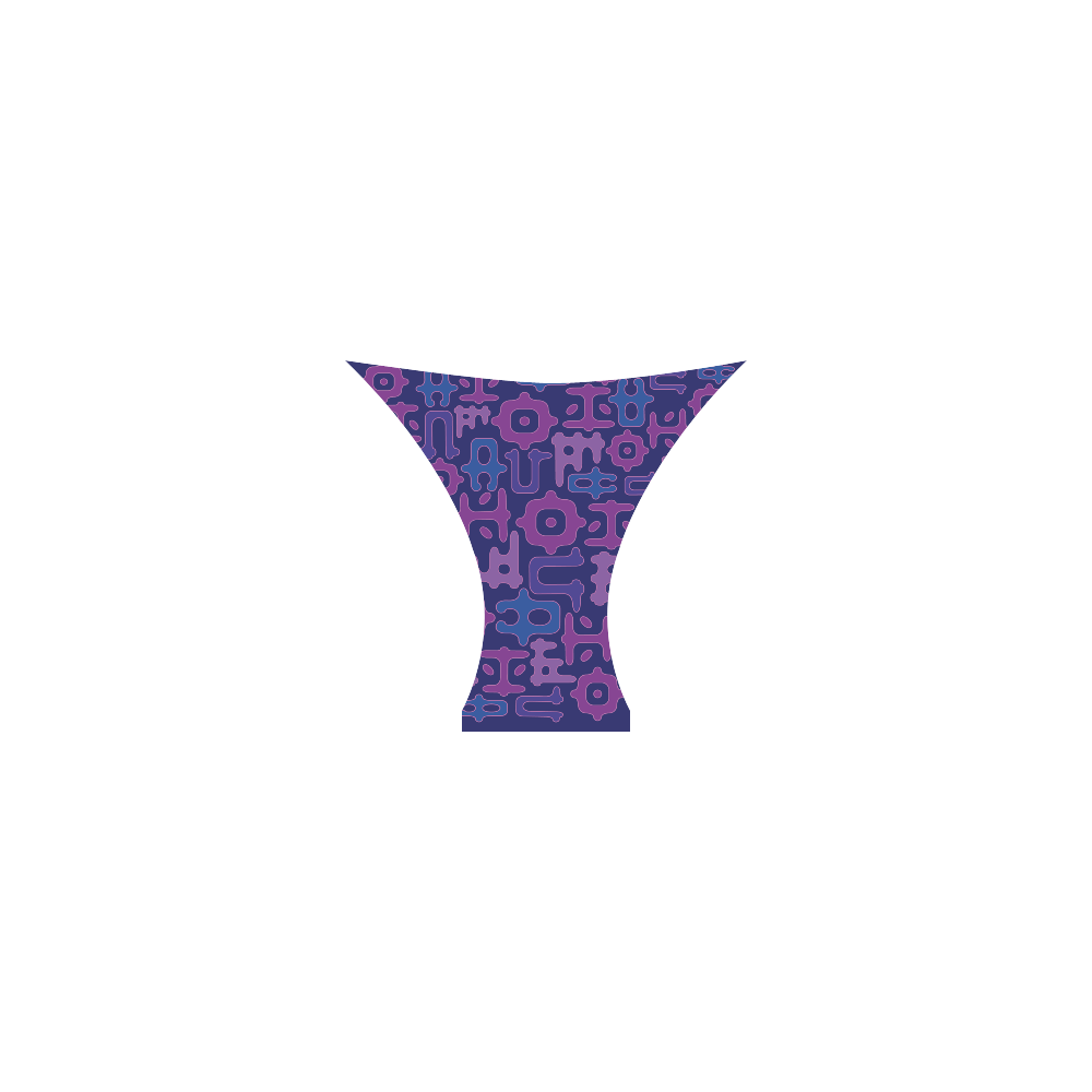 Funky Vowels Pattern Custom Bikini Swimsuit