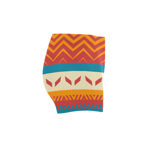 Tribal shapes Briseis Skinny Shorts (Model L04)