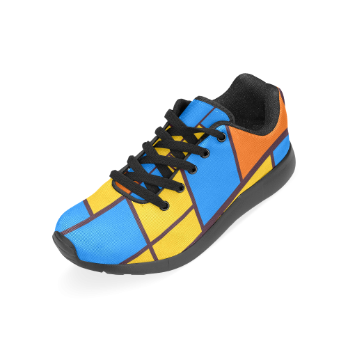 Shapes in retro colors Men’s Running Shoes (Model 020)