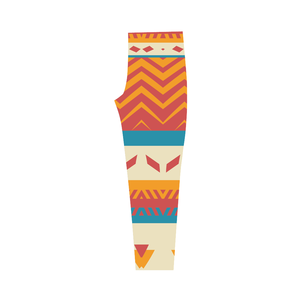 Tribal shapes Capri Legging (Model L02)