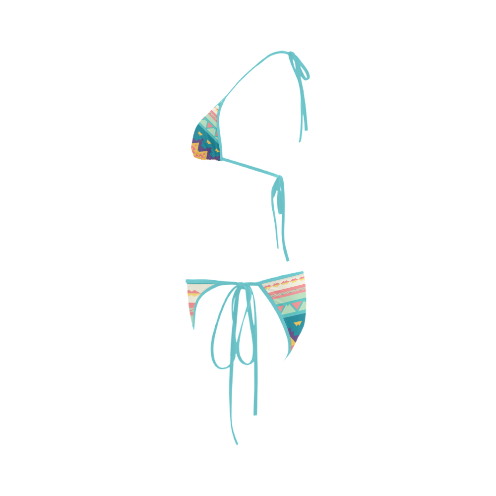 Pastel tribal design Custom Bikini Swimsuit