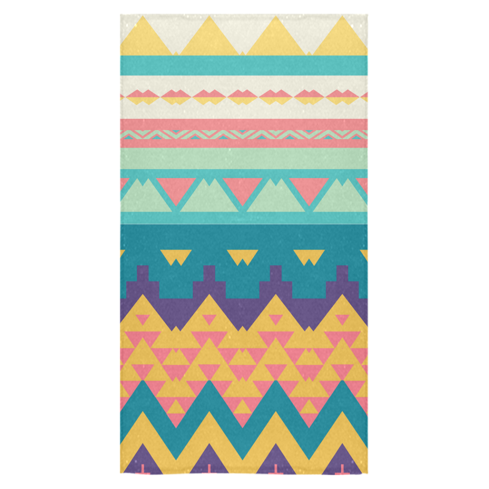 Pastel tribal design Bath Towel 30"x56"