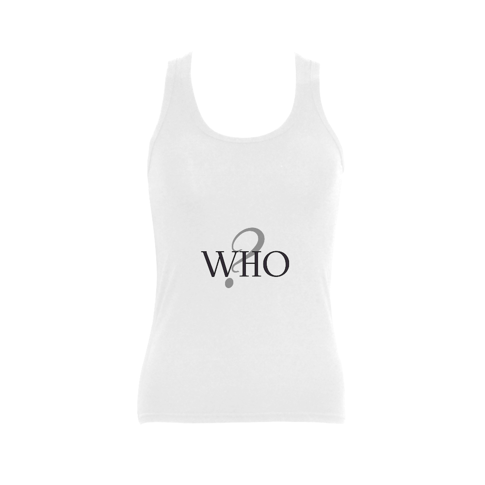 Who? Women's Shoulder-Free Tank Top (Model T35)