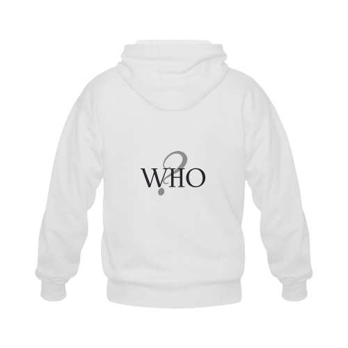Who? Gildan Full Zip Hooded Sweatshirt (Model H02)