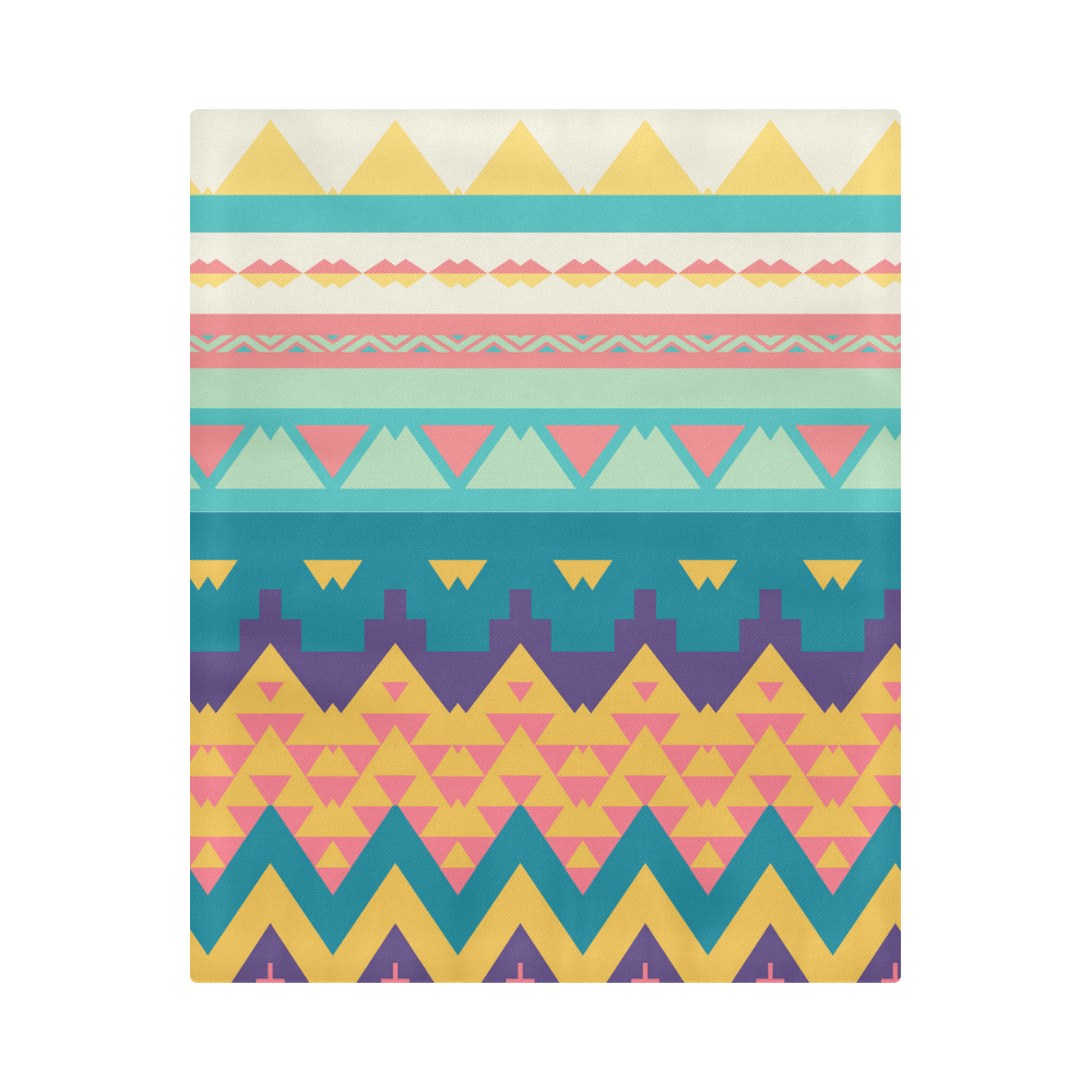 Pastel tribal design Duvet Cover 86"x70" ( All-over-print)