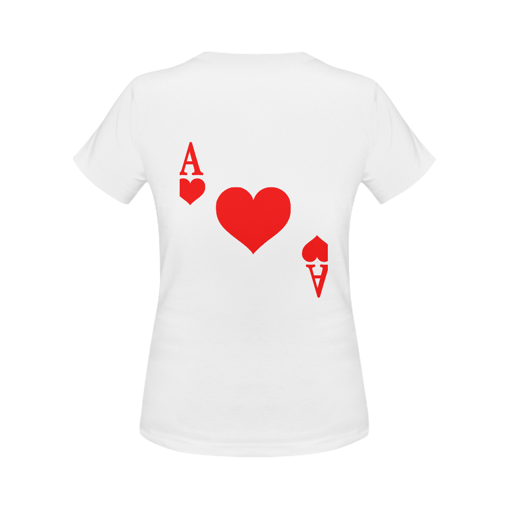 Ace of Hearts Women's Classic T-Shirt (Model T17）
