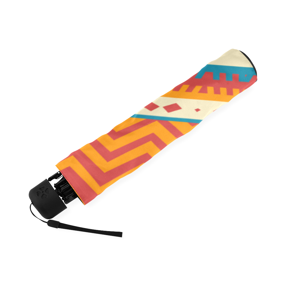 Tribal shapes Foldable Umbrella (Model U01)