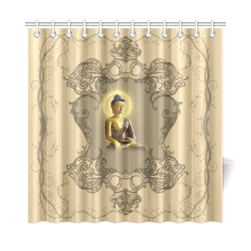 The buddha Shower Curtain 72"x72"
