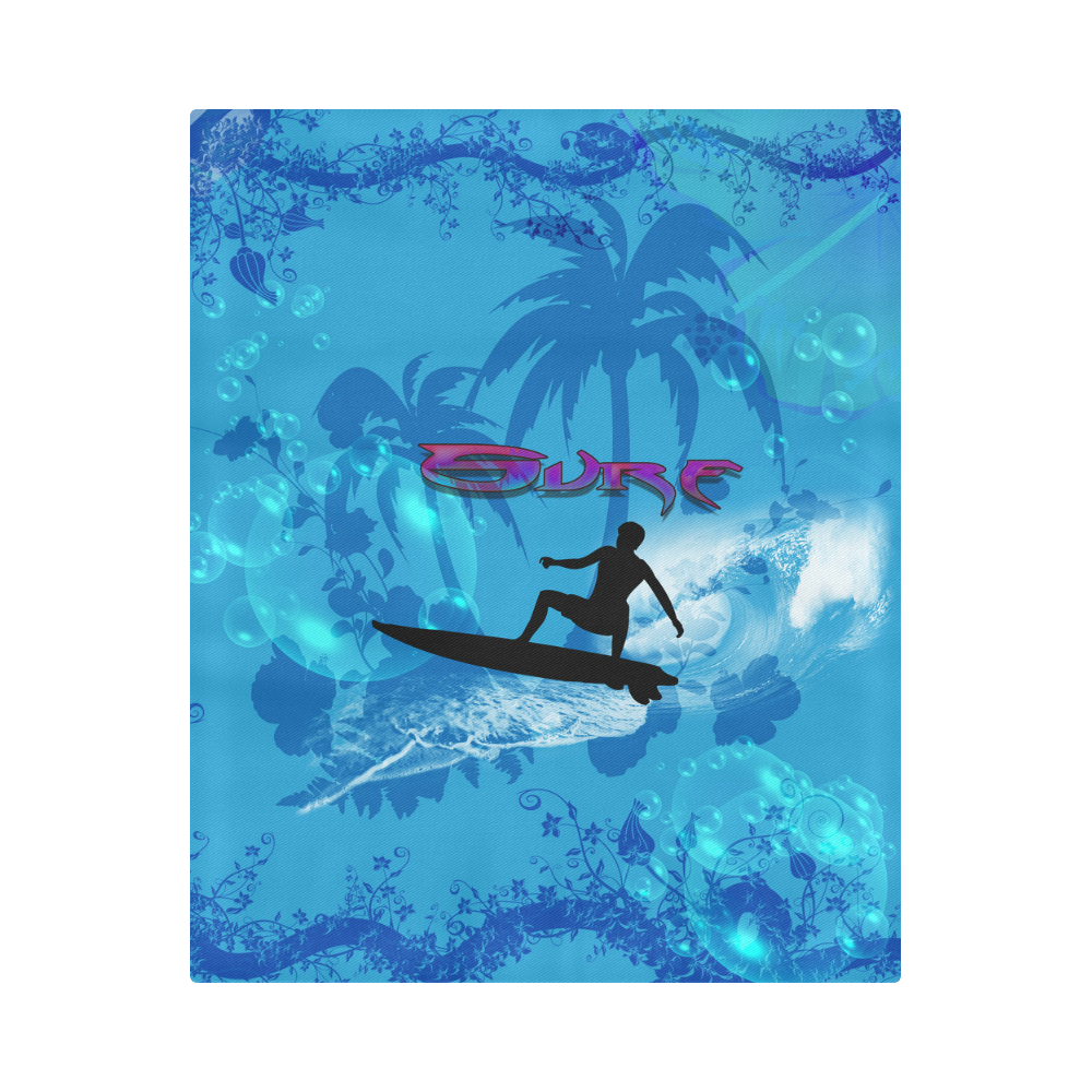 Surfing Duvet Cover 86"x70" ( All-over-print)