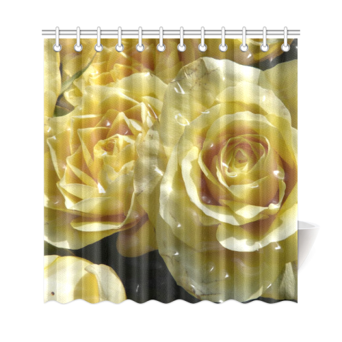 yellow roses Shower Curtain 69"x72"