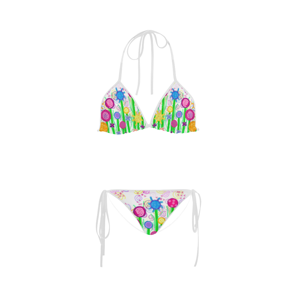 Magical Flowers Custom Bikini Swimsuit