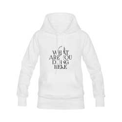What are you doing here? Men's Classic Hoodies (Model H10)