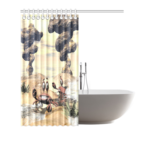 Funny crabs Shower Curtain 72"x72"
