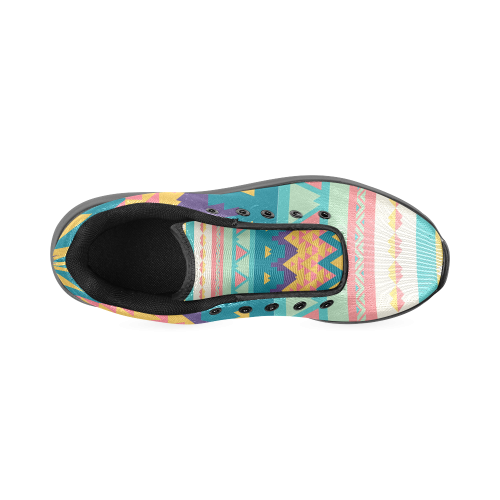 Pastel tribal design Women’s Running Shoes (Model 020)