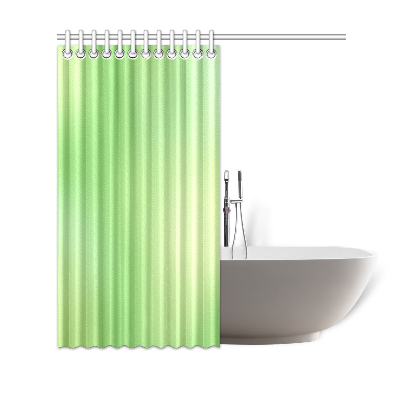 Mandy Green - green abstract Shower Curtain 69"x70"