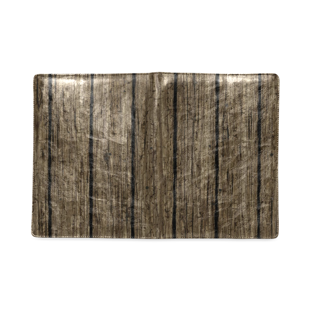 wooden planks Custom NoteBook B5