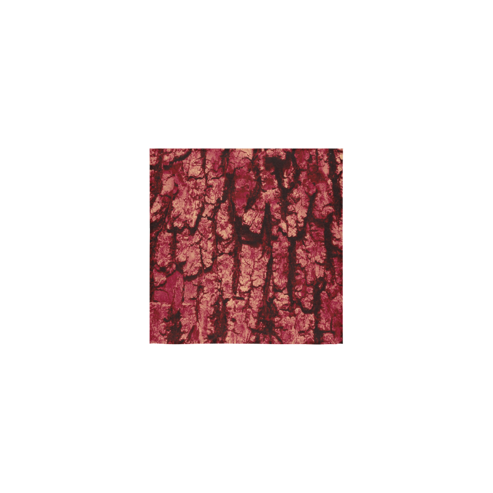 tree bark structure red Square Towel 13“x13”