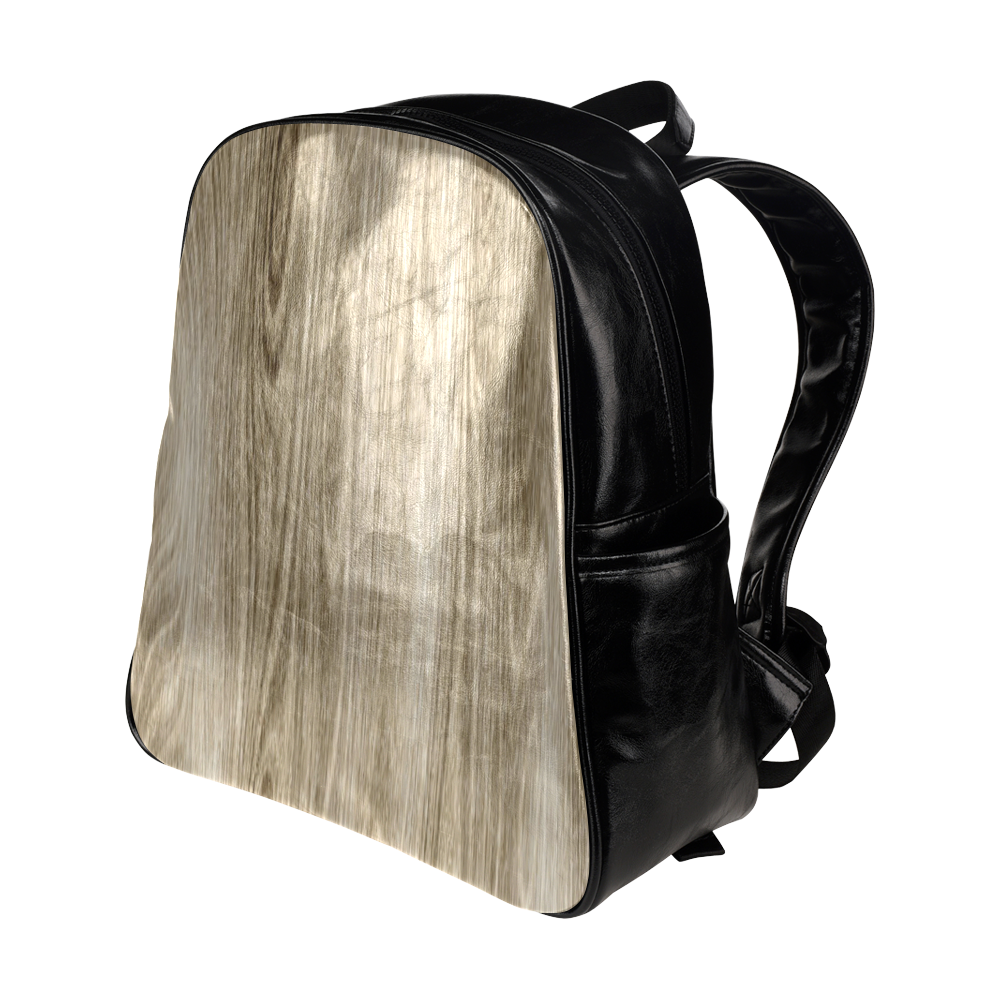 wooden structure 3 Multi-Pockets Backpack (Model 1636)
