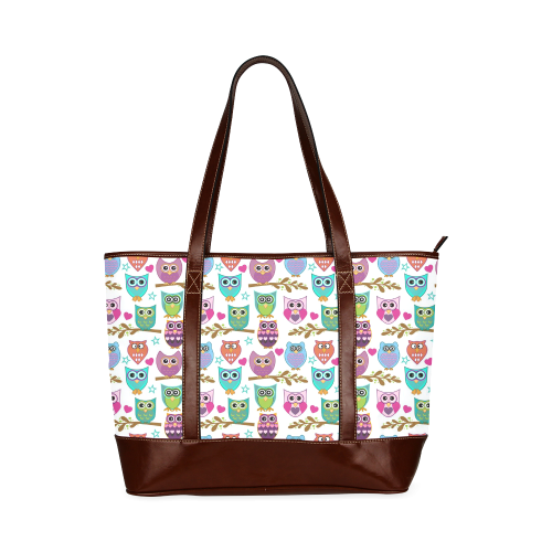 happy owls Tote Handbag (Model 1642)