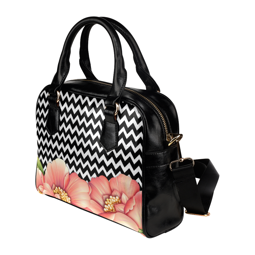 flower power Shoulder Handbag (Model 1634)