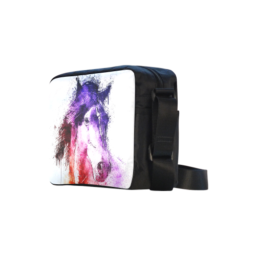 watercolor horse Classic Cross-body Nylon Bags (Model 1632)