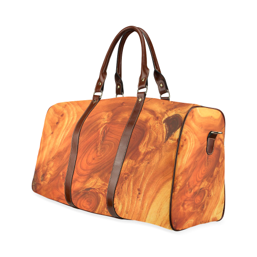 fantastic wood grain Waterproof Travel Bag/Small (Model 1639)