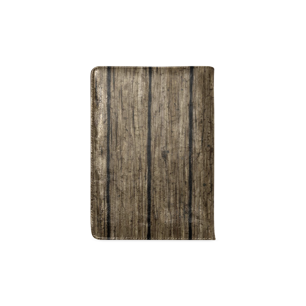 wooden planks Custom NoteBook A5