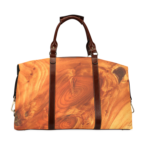 fantastic wood grain Classic Travel Bag (Model 1643)