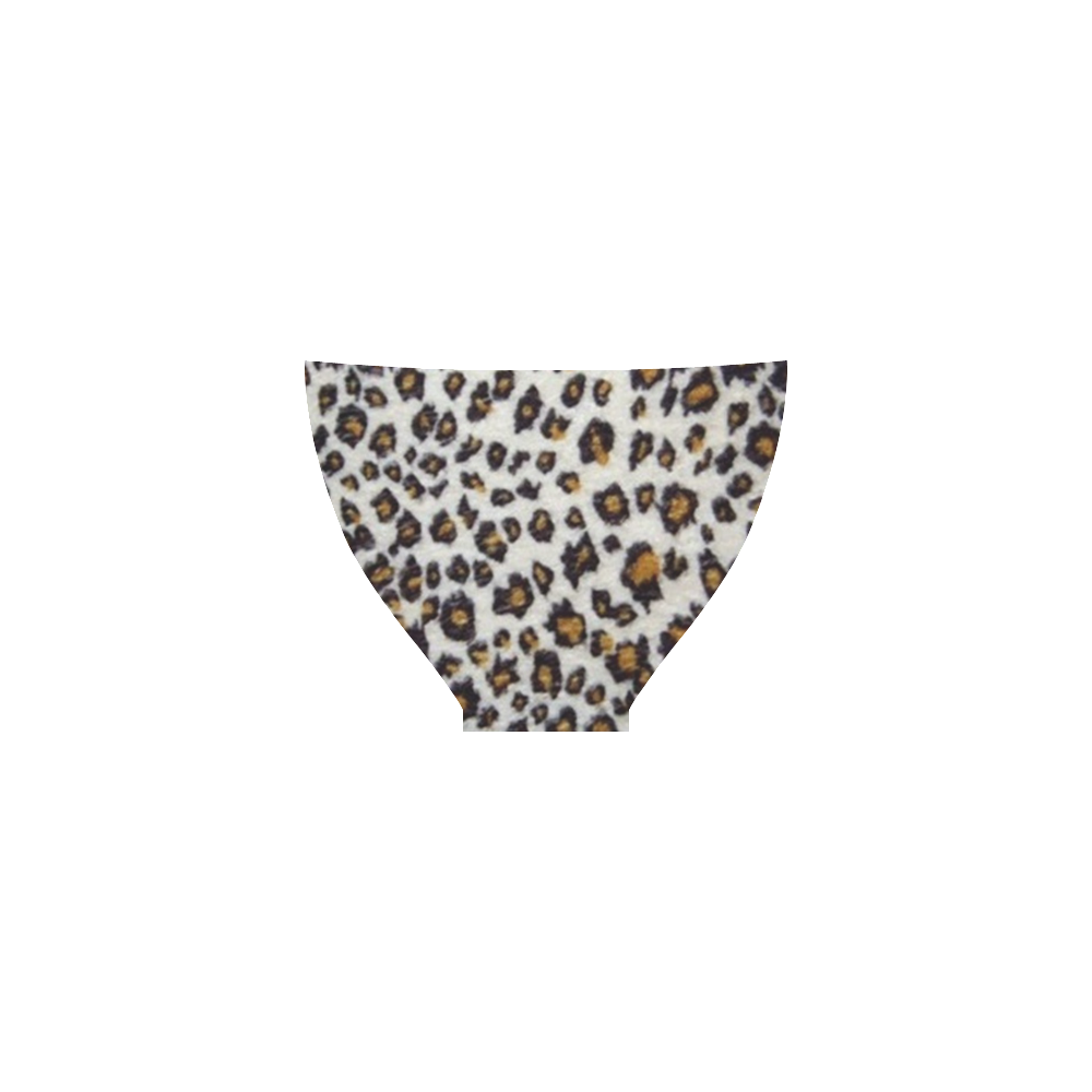 Leopard Print Custom Bikini Swimsuit