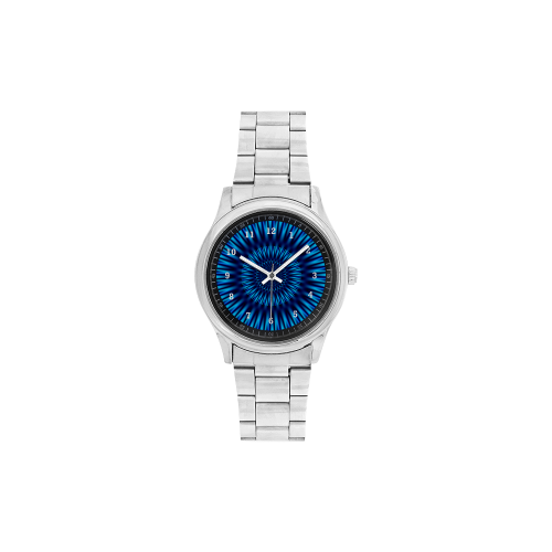 Blue Lagoon Men's Stainless Steel Watch(Model 104)