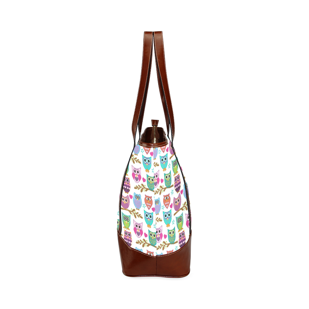 happy owls Tote Handbag (Model 1642)