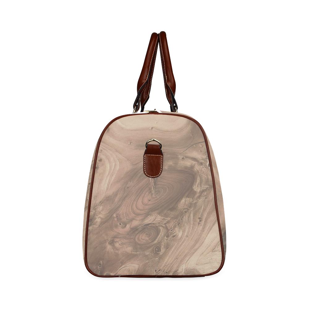 fantastic wood grain soft Waterproof Travel Bag/Small (Model 1639)