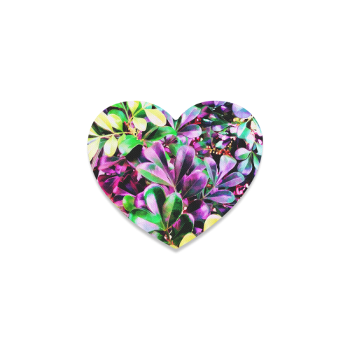 Foliage-3 Heart Coaster