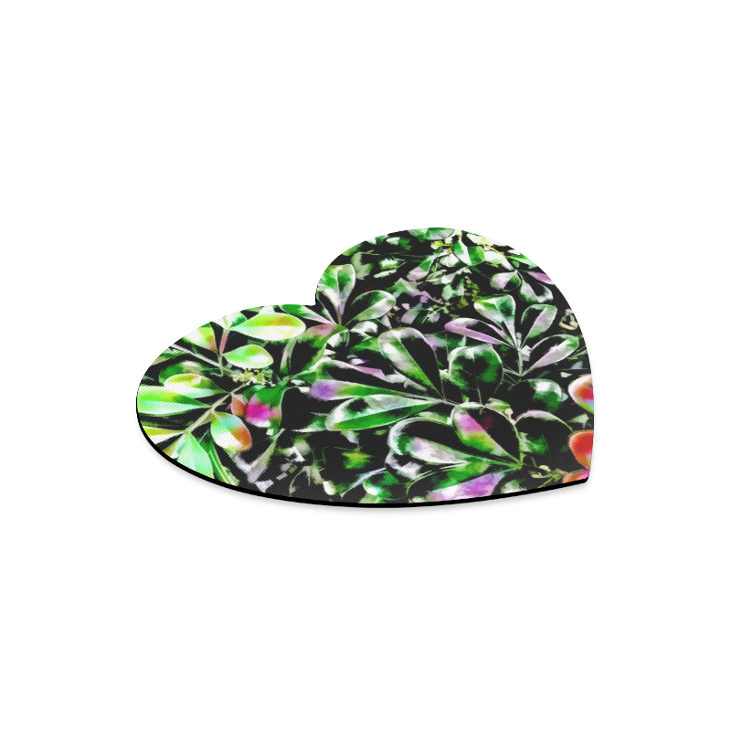 Foliage-6 Heart-shaped Mousepad