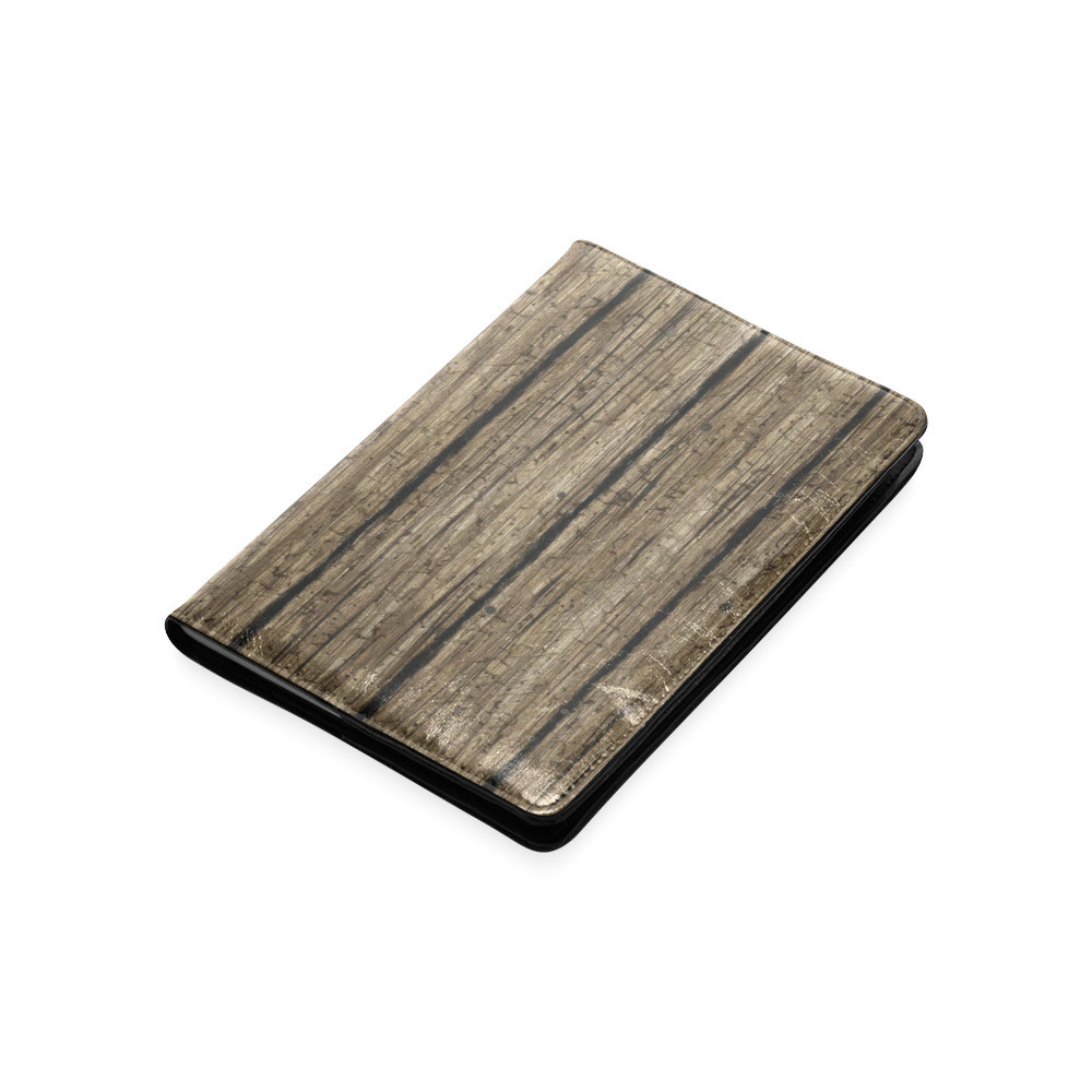 wooden planks Custom NoteBook A5